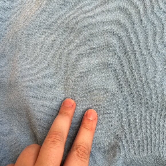 Vintage Tultex Discus Athletic Crew Neck Blank Sweatshirt Baby Blue Size XL - Picture 6 of 6